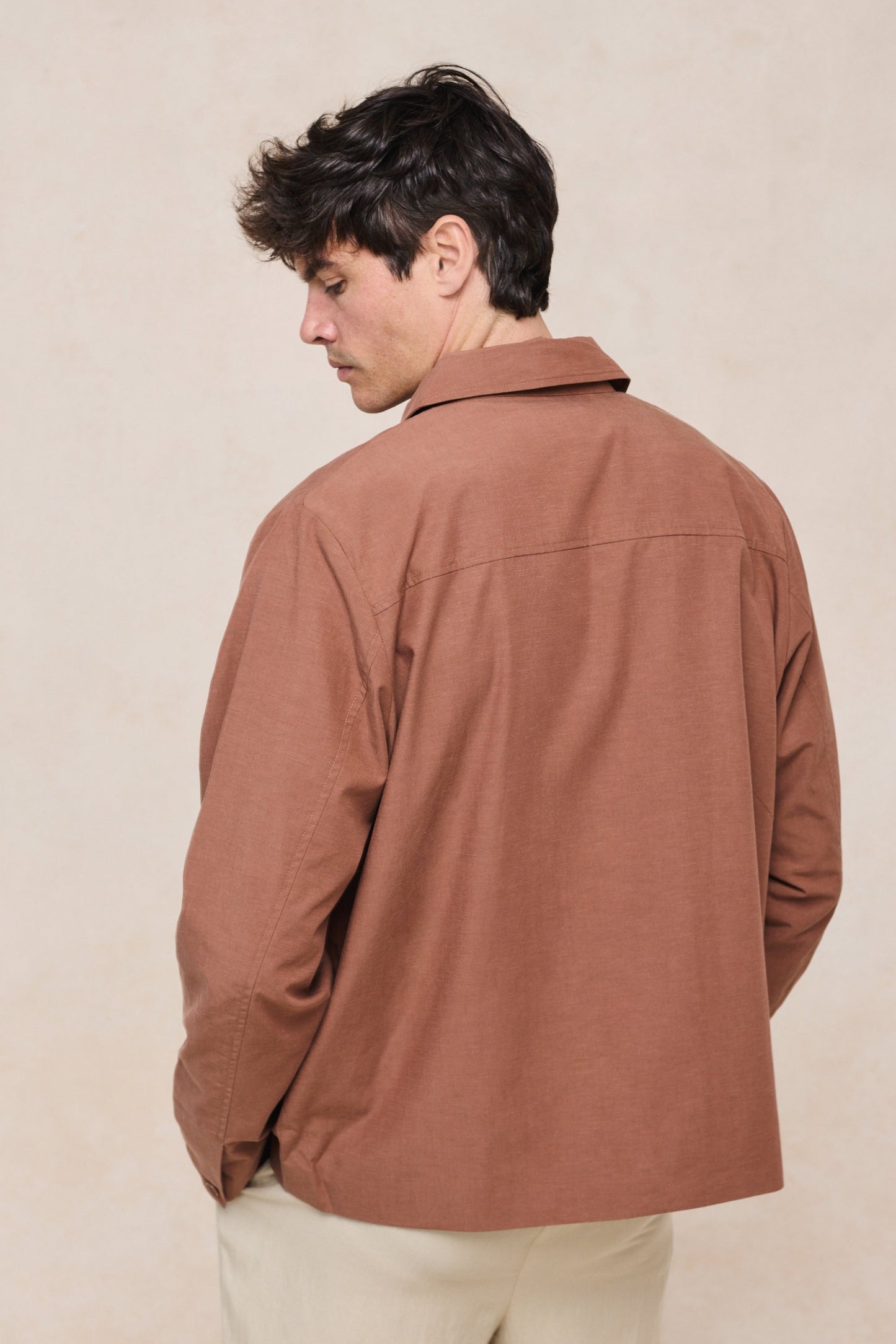 Diego Patch Pocket Tailored Jacket - Rust