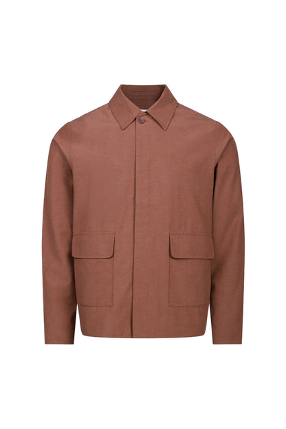 Diego Patch Pocket Tailored Jacket - Rust